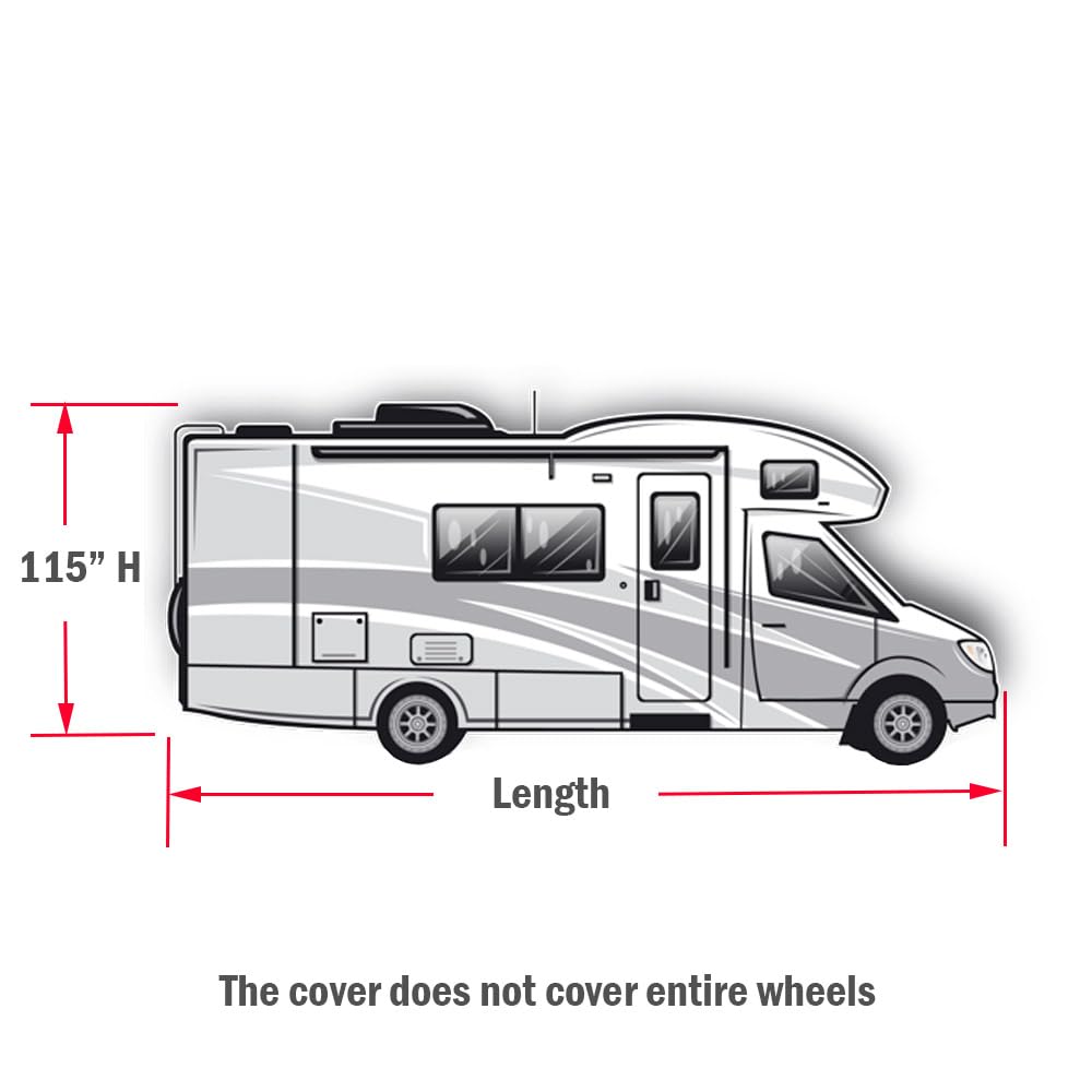 23'-26' Water-Resistant Heavy Duty RV Cover N726638