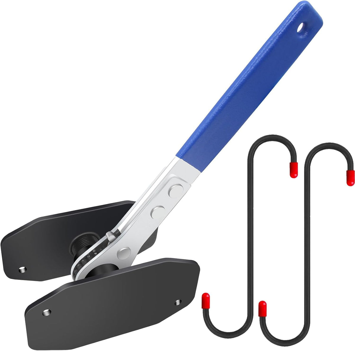 Brake Caliper Compression Tool with 2 Hooks & 360° Rotating Ratchet Y200514