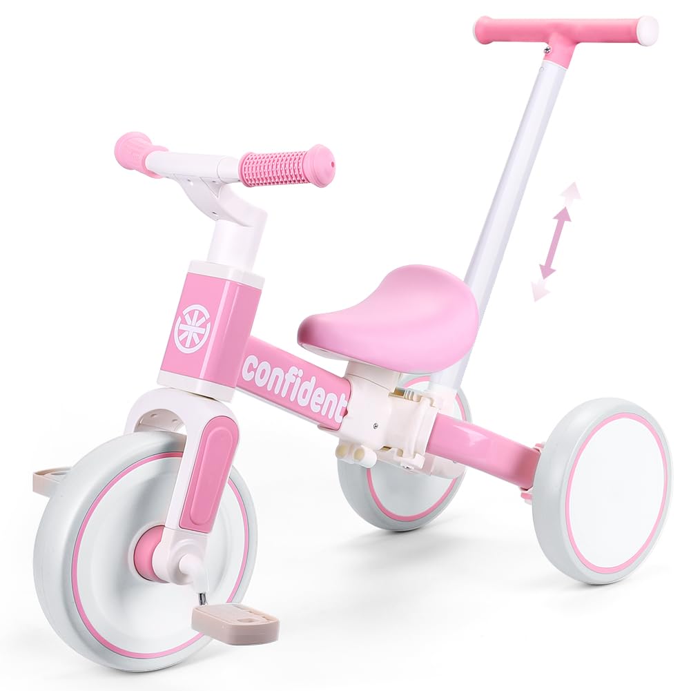 Tricycle for Toddlers 1-3 Year Olds, 5 in 1 Toddler Balance Bike Z6440