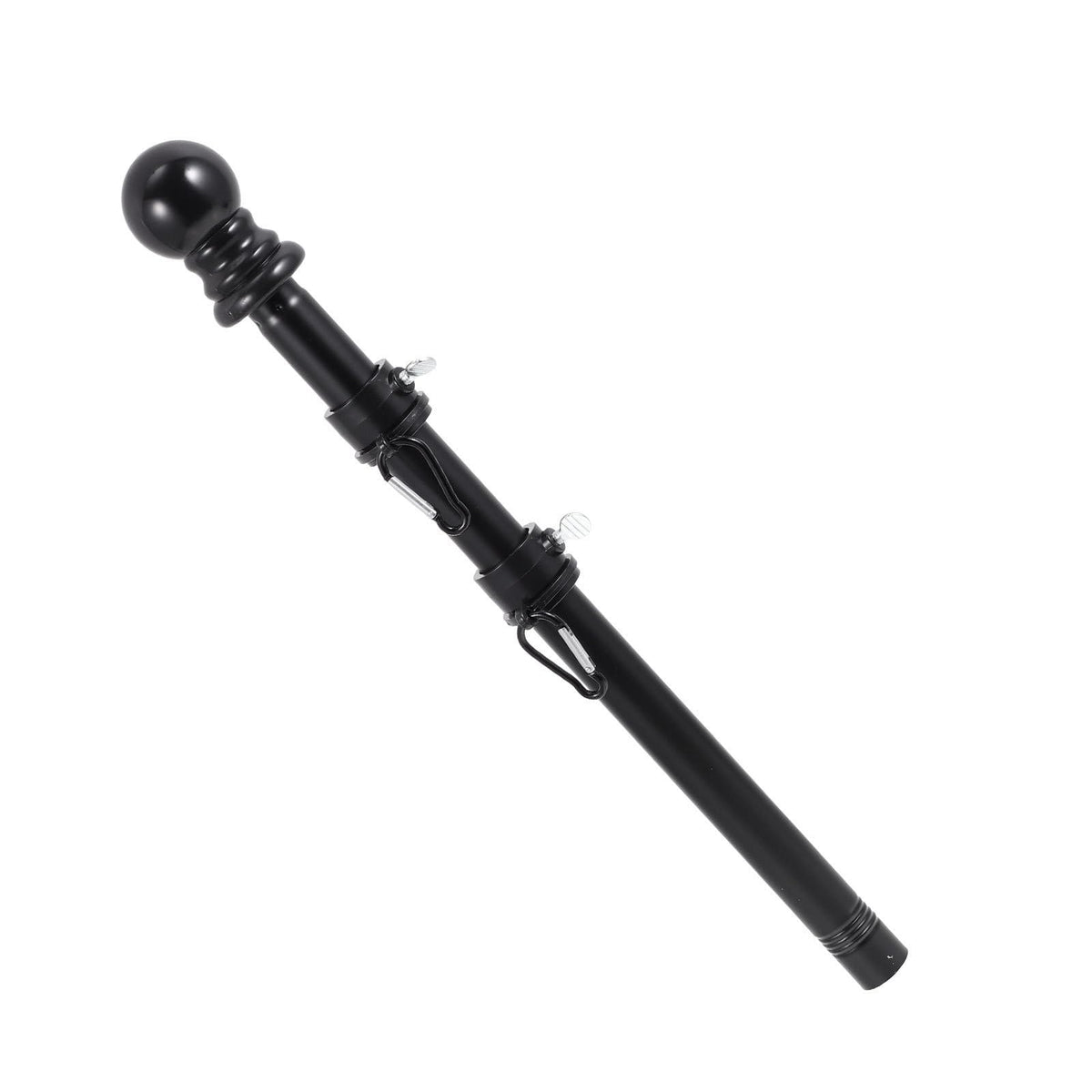 Black Rotating Flagpole Assembly with Base D20901