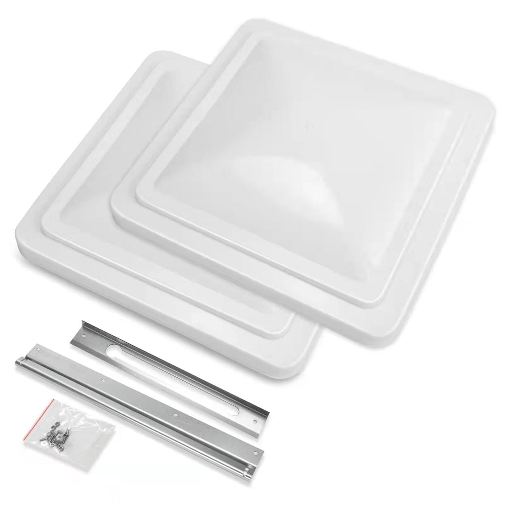 14" White 2 Pack Roof Vent Cover W32900