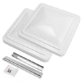 14" White 2 Pack Roof Vent Cover W32900