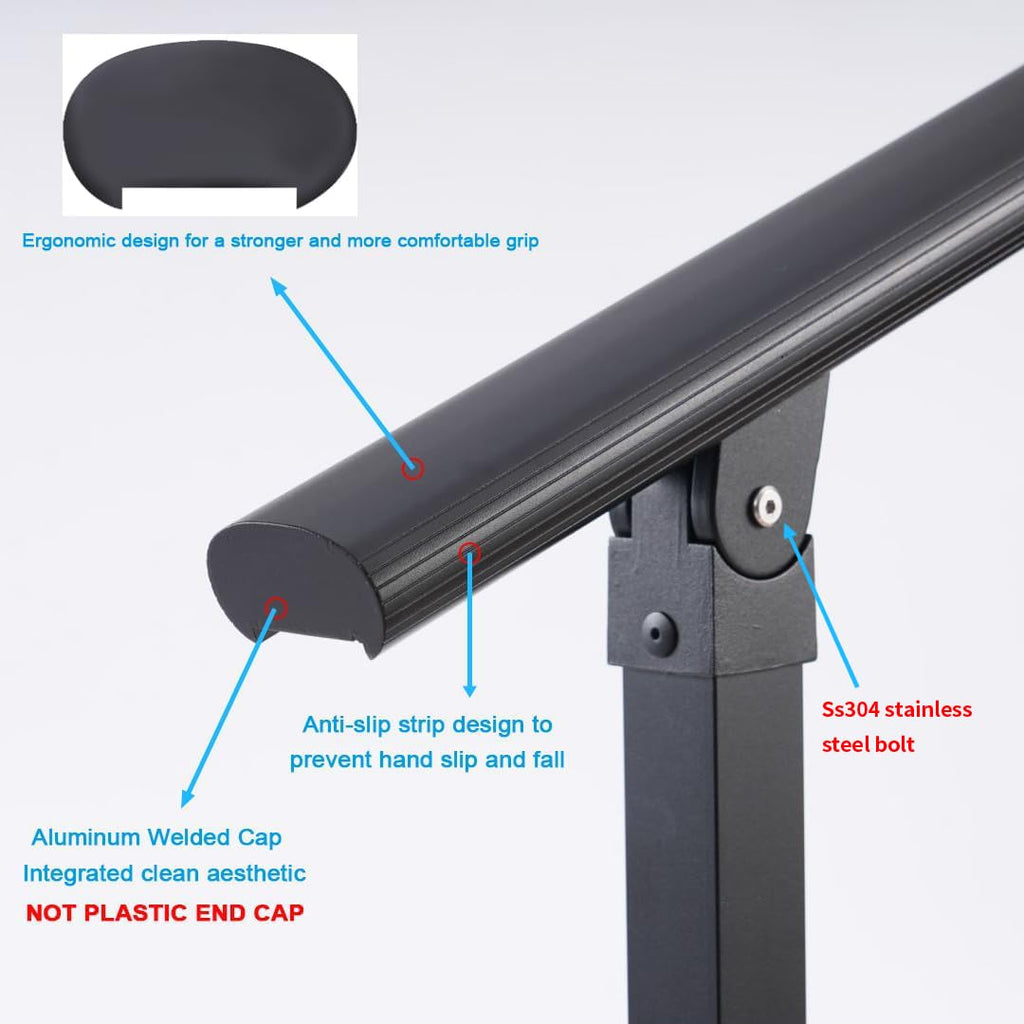 1 Step Aluminum Alloy Handrail L724