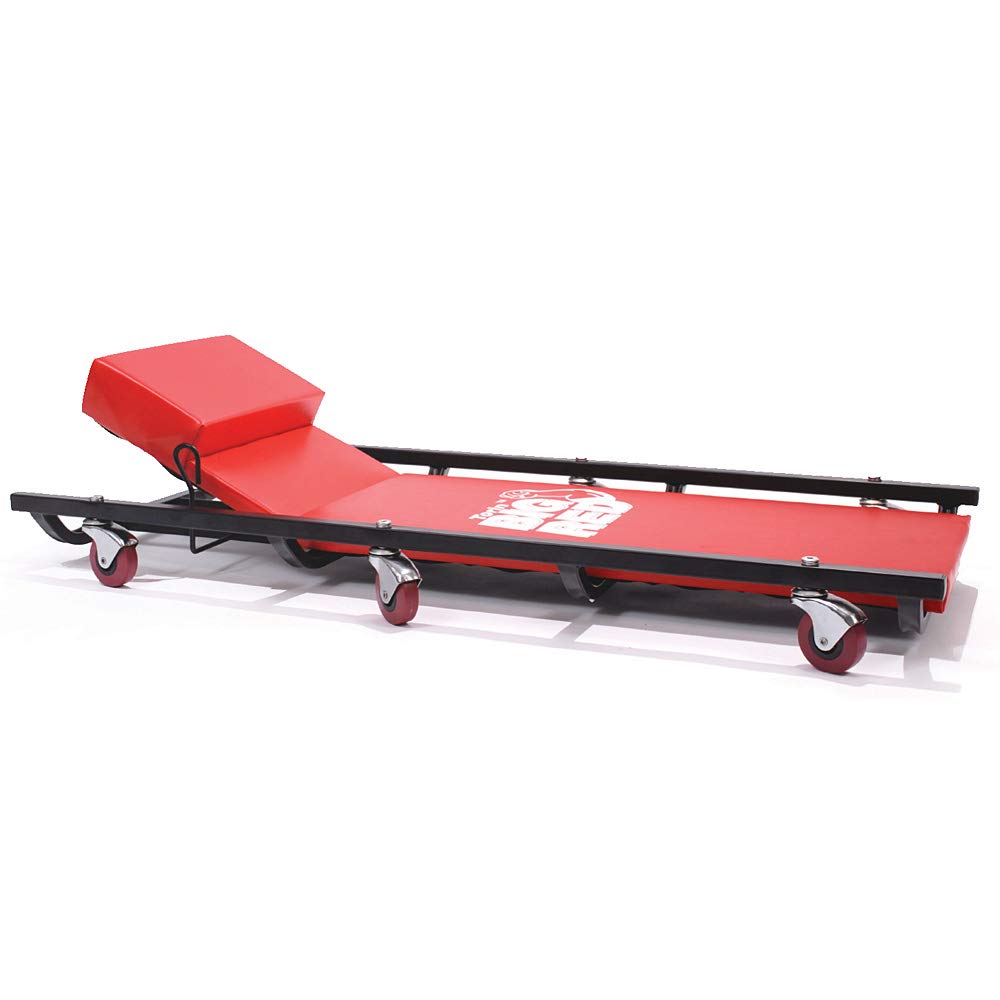 Rolling Garage Creeper with Adjustable Headrest and 6 Casters P2262