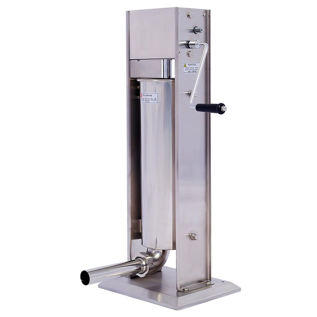 7L Stainless Steel Manual Vertical Sausage Stuffer T4108