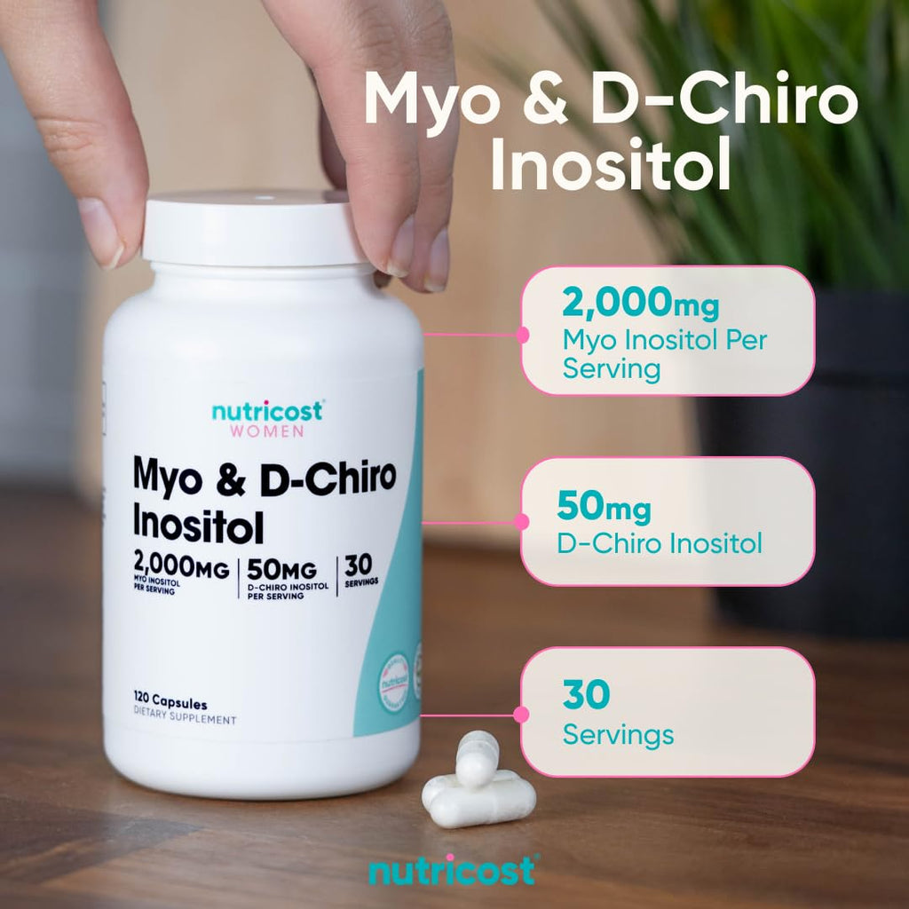 120 Capsules GMO-Free Inositol E252