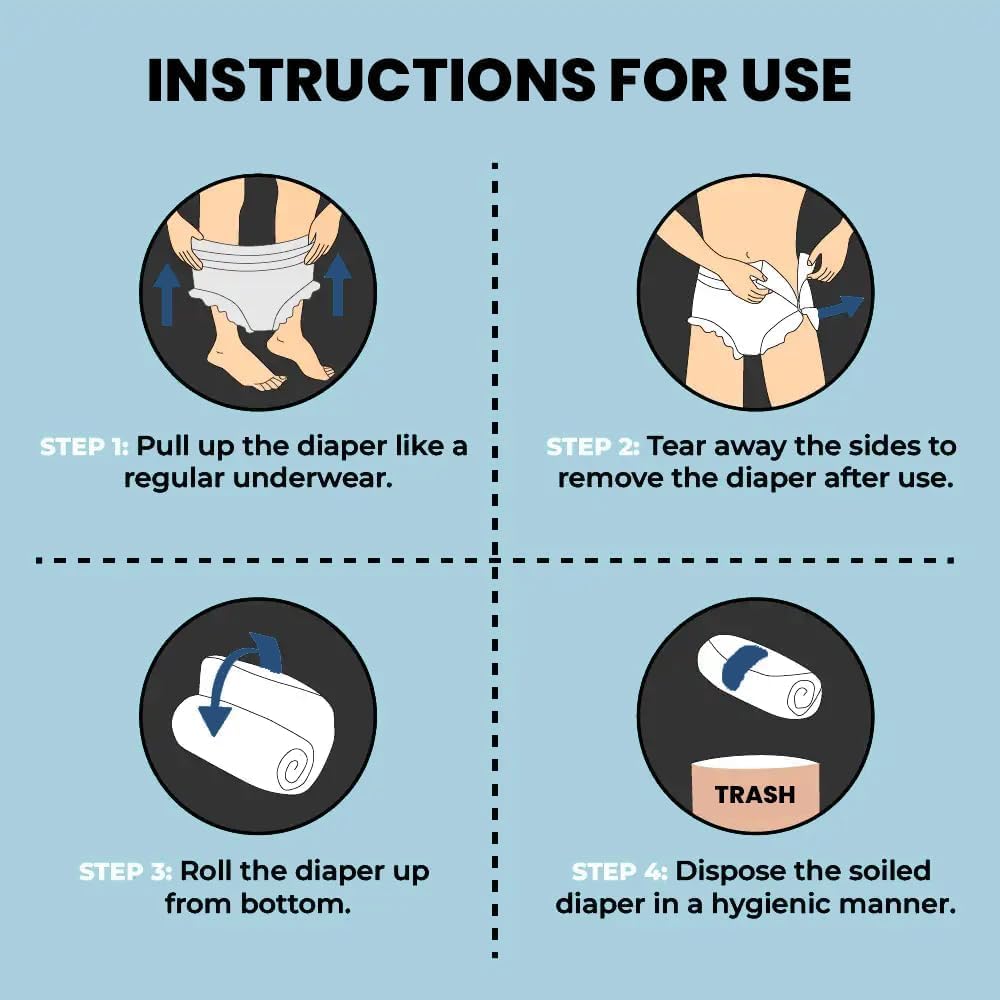 X-Large Disposable Incontinence Pull-Ups 16 Count I132616