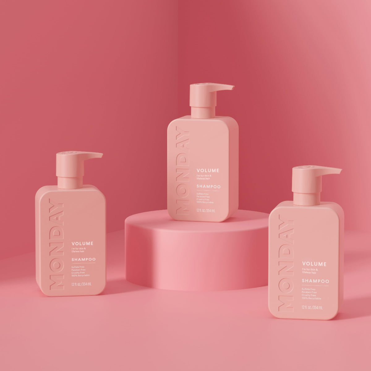 Volume Shampoo + Conditioner Set 12 oz Coconut Oil N5496
