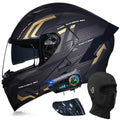 DOT Approved Flip Up Full Face Modular Motorcycle Helmet with Dual Visor L1174