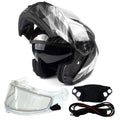 Full Face Snowmobile Helmet with Heated Shield E4296