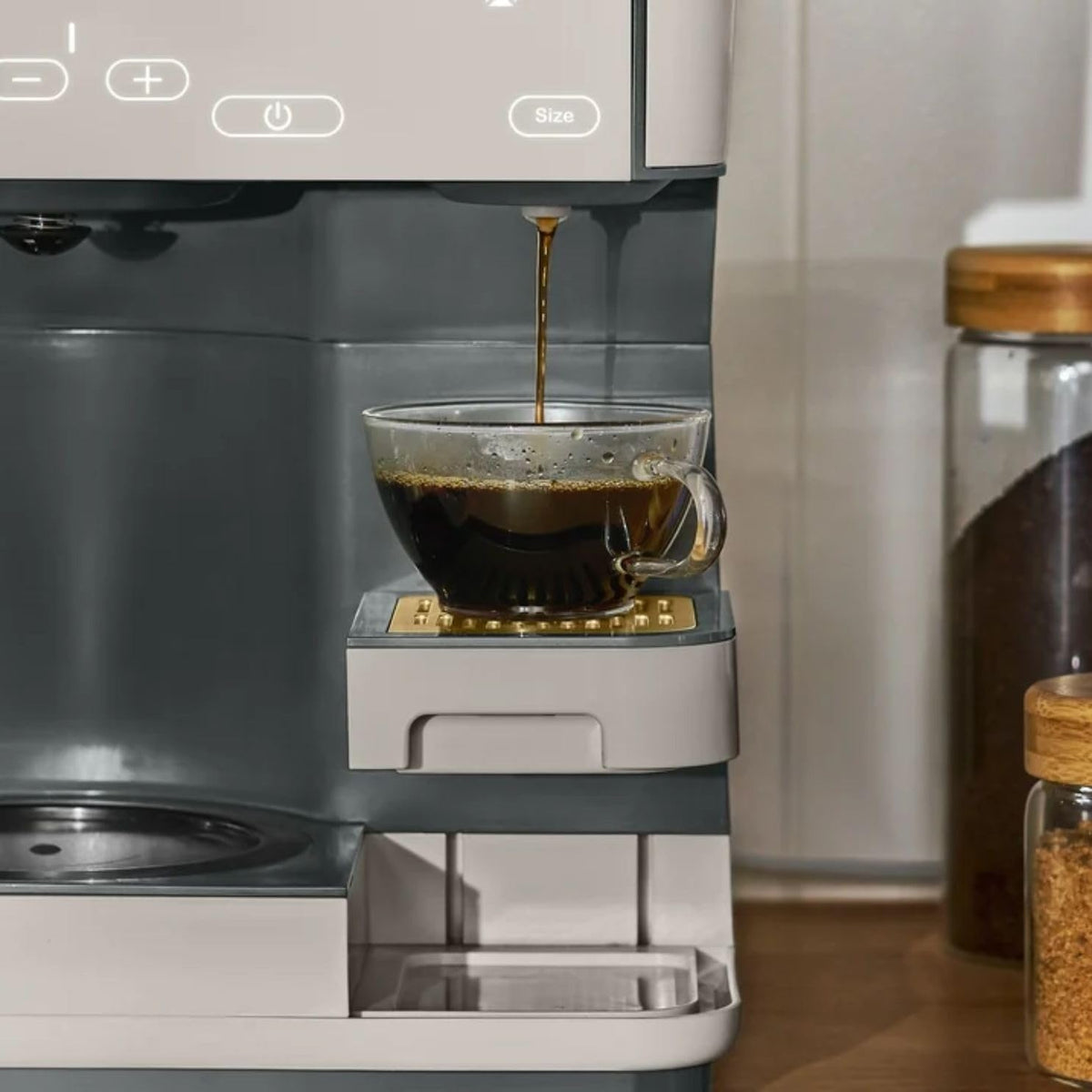 12-Cup Coffee Maker with Carafe and Touch Display E701104