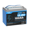 12V 100Ah LiFePO4 Lithium Battery, 15000 Cycles, 100A BMS Y577611