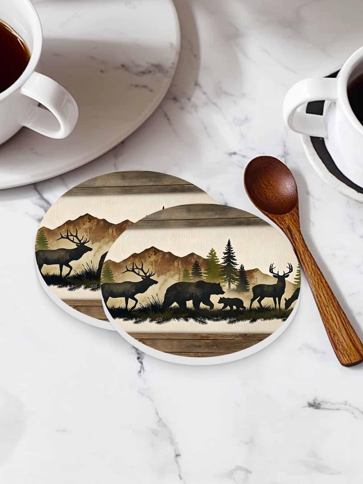 Ceramic Drink Coaster Set of 6 K898233