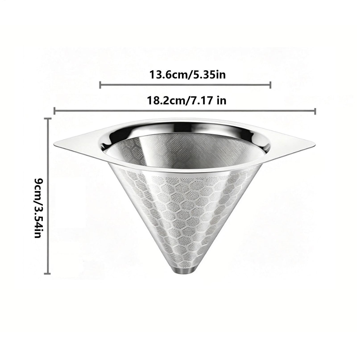 Stainless Steel Fine Mesh Drip Coffee Filter G9056