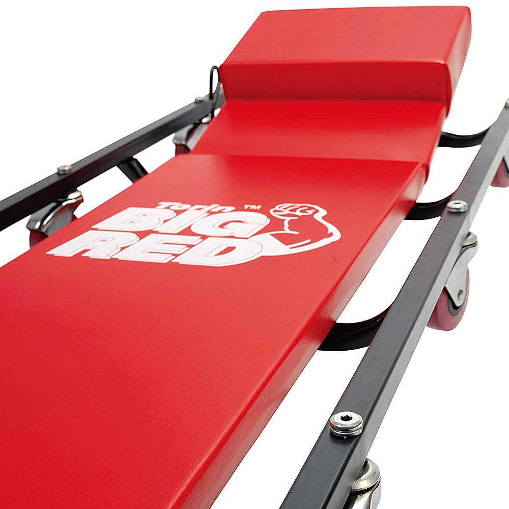 Rolling Garage Creeper with Adjustable Headrest and 6 Casters P2262