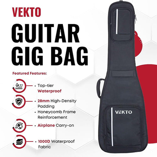 28mm Padded Waterproof Oxford Electric Guitar Soft Case O429472