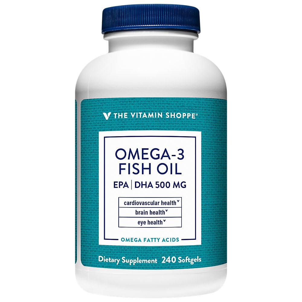 Omega 3 Fish Oil 1000 MG 240 Softgels T3722