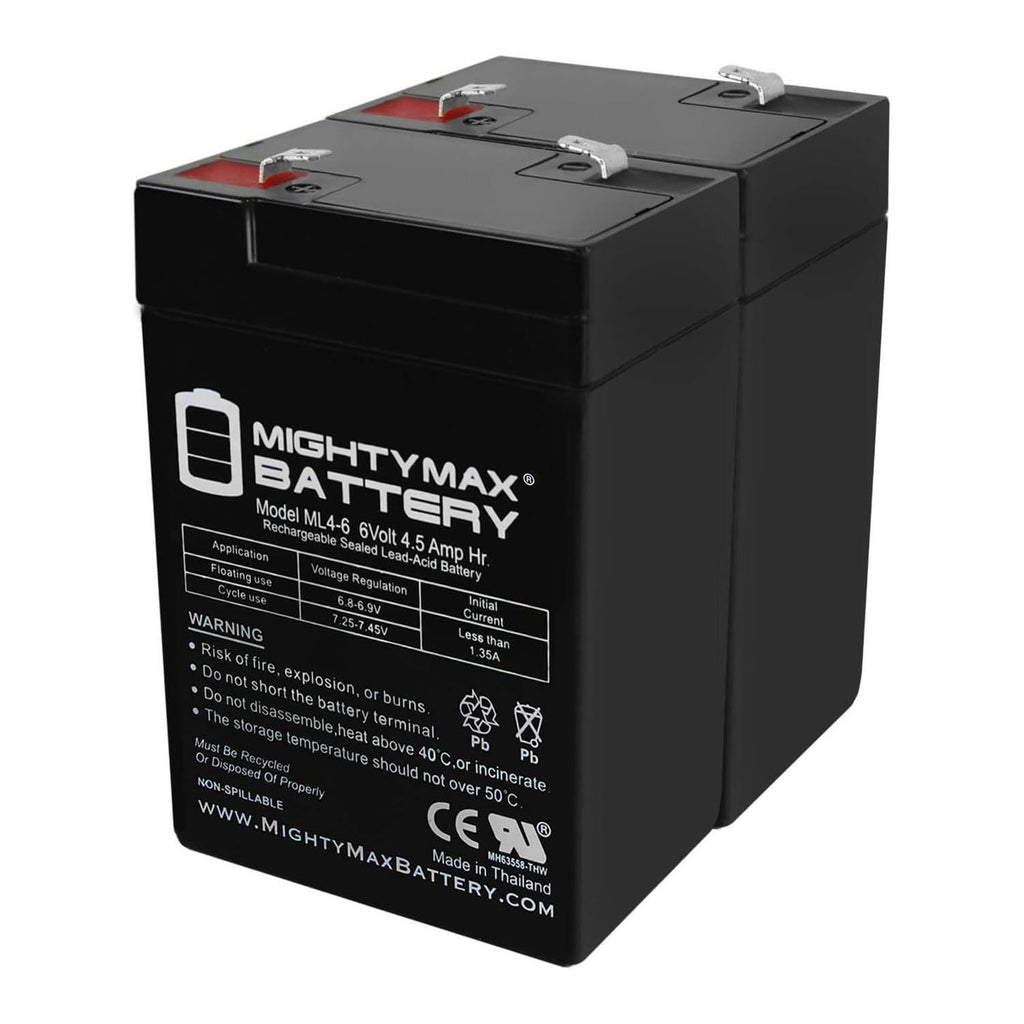 6V 4.5AH Battery 2 Pack R2288