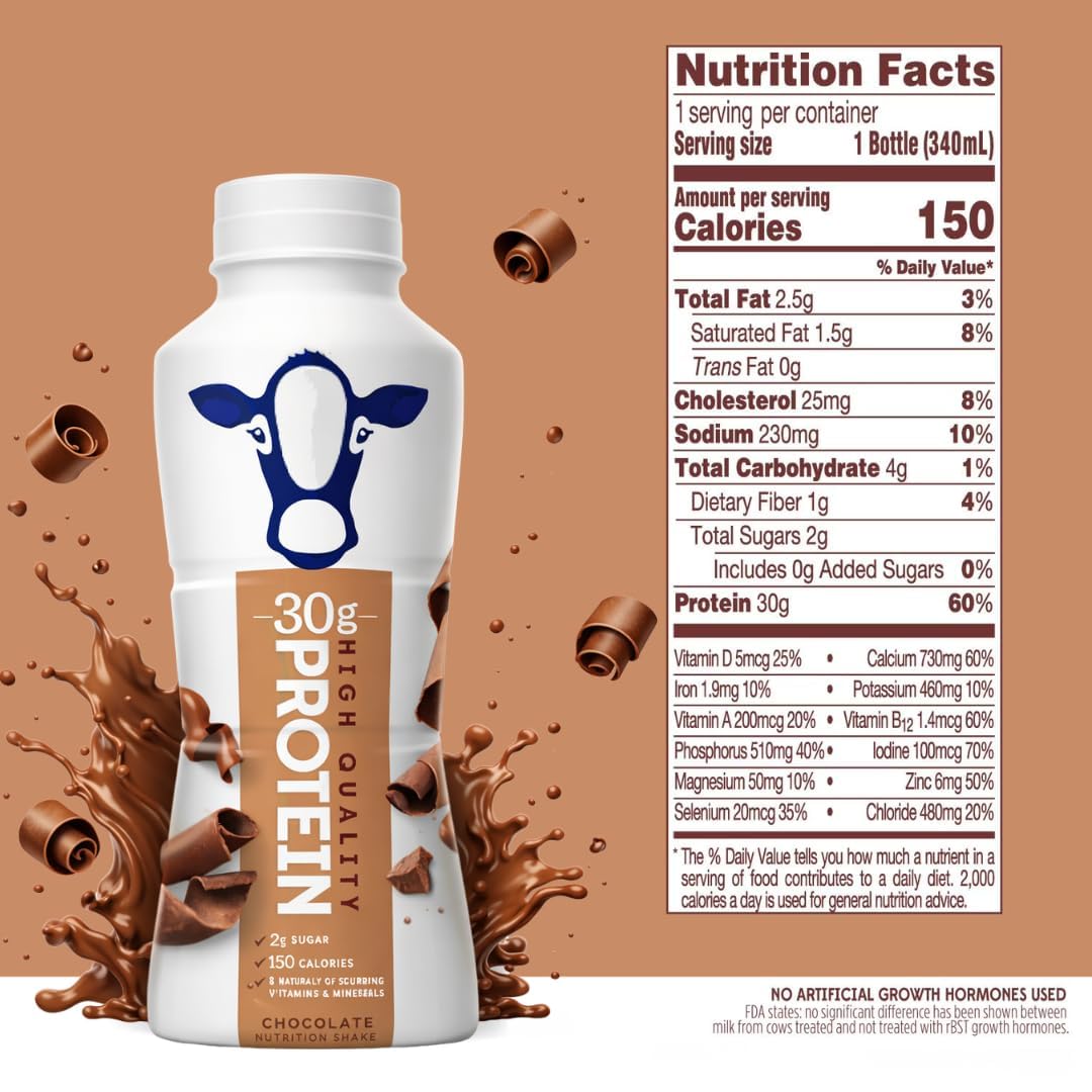 High Protein Chocolate Nutrition Shake 8 Pack 11.5 Fl Oz U431970