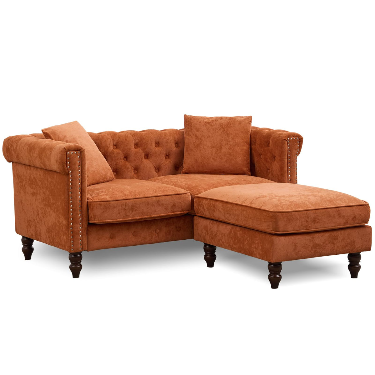 62" Velvet Sofa V945