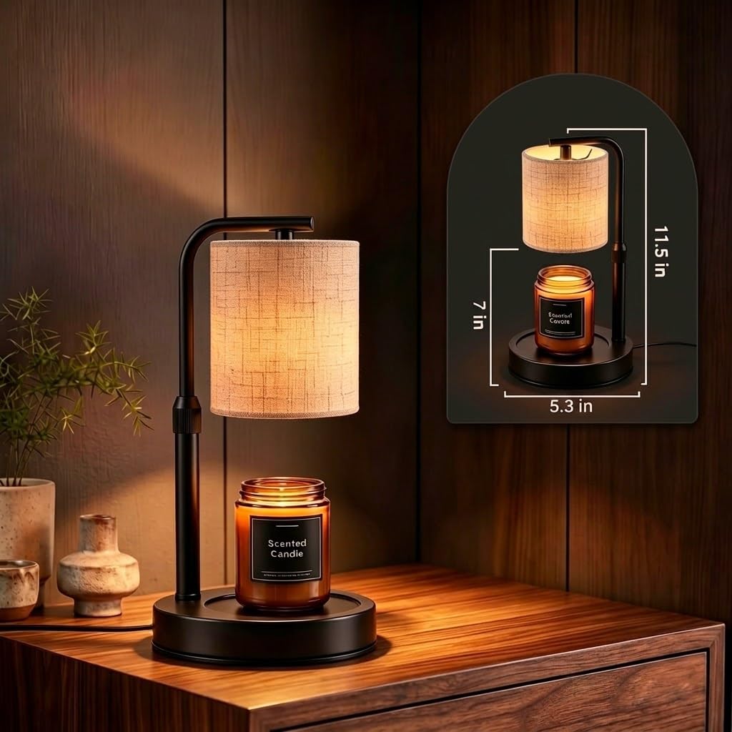Dimmable Candle Warmer Lamp with Timer T492