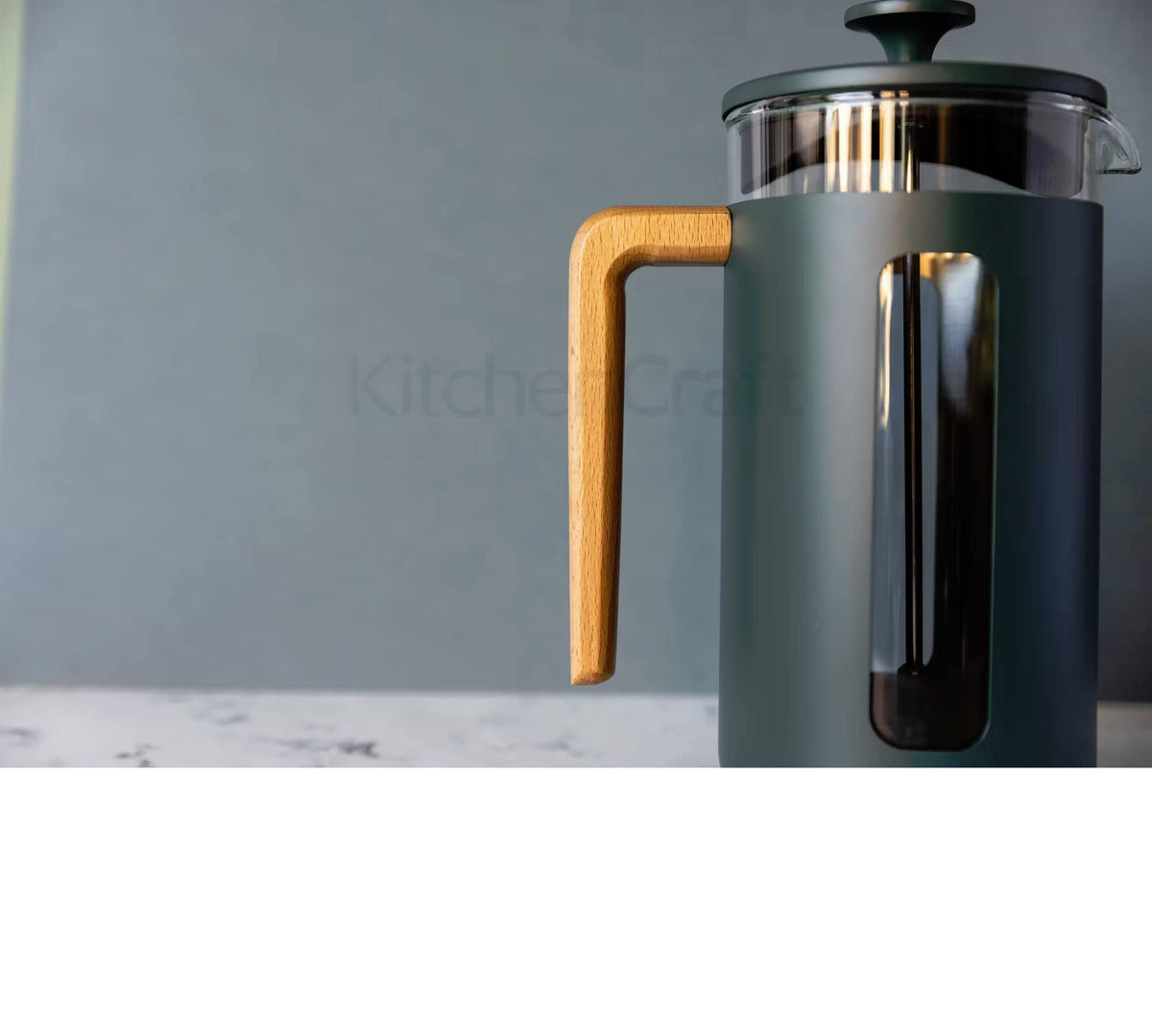 8 Cup Green Stainless Steel French Press O880