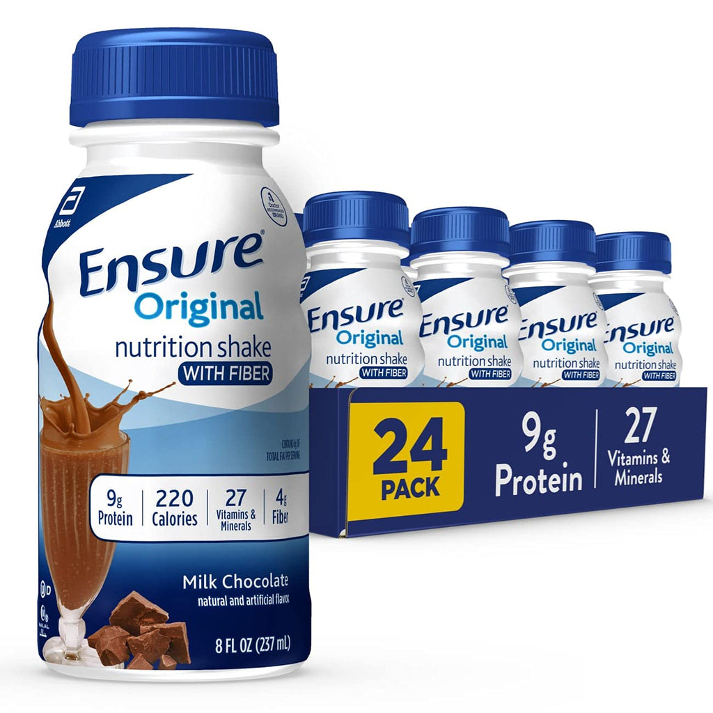 High Protein Nutritional Shake With Fiber, 16g Protein, Meal Replacement Shake, 24 Pack F85456