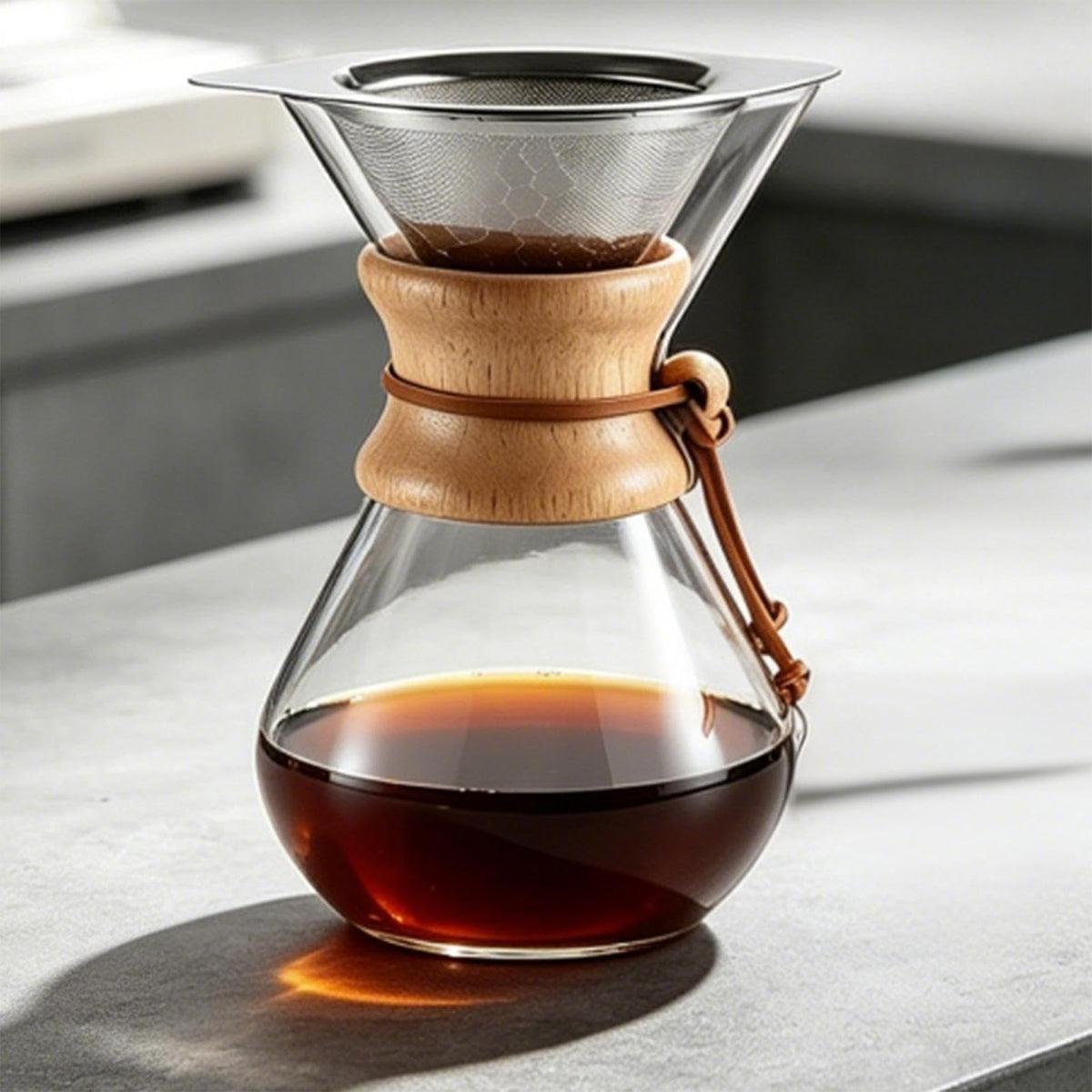 Stainless Steel Fine Mesh Drip Coffee Filter G9056