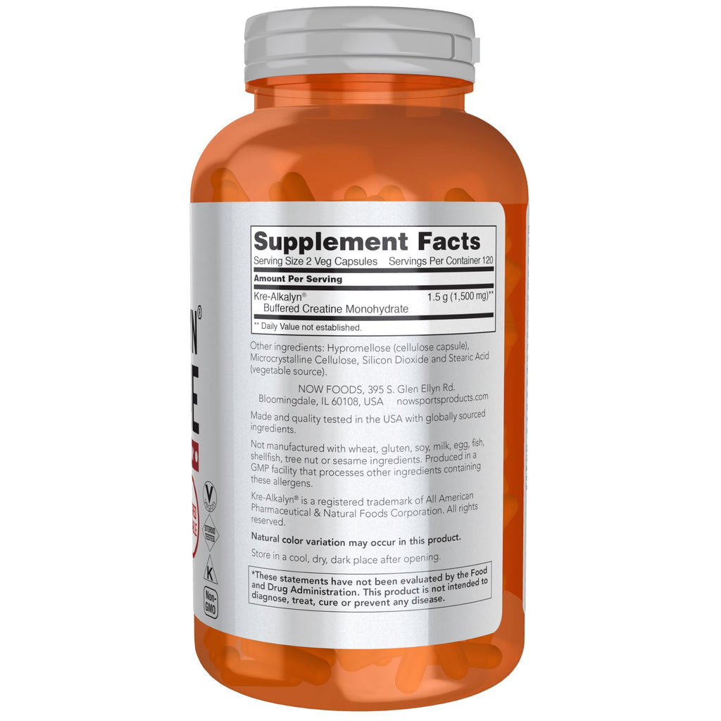 Buffered Creatine 750 mg 240 Caps O7062