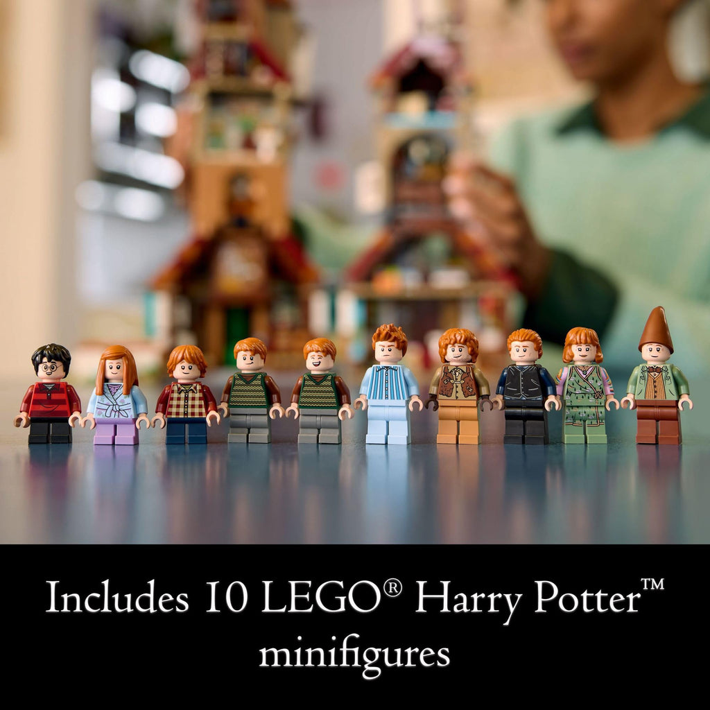 Harry Potter The Burrow Building Set with 10 Minifigures Q37949
