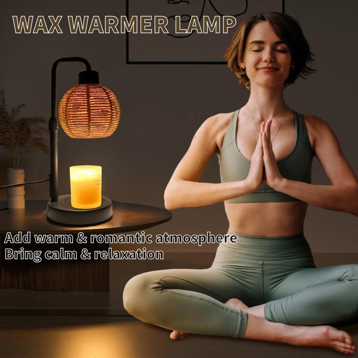 Electric Candle Warmer Lamp with Timer, Adjustable Dimmable S248