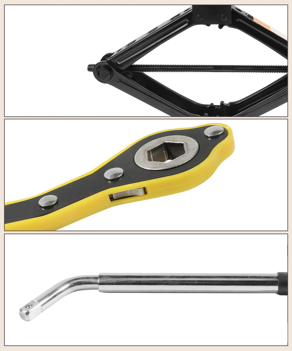 2 Ton Scissor Jack Lift with Lug Wrench W549678