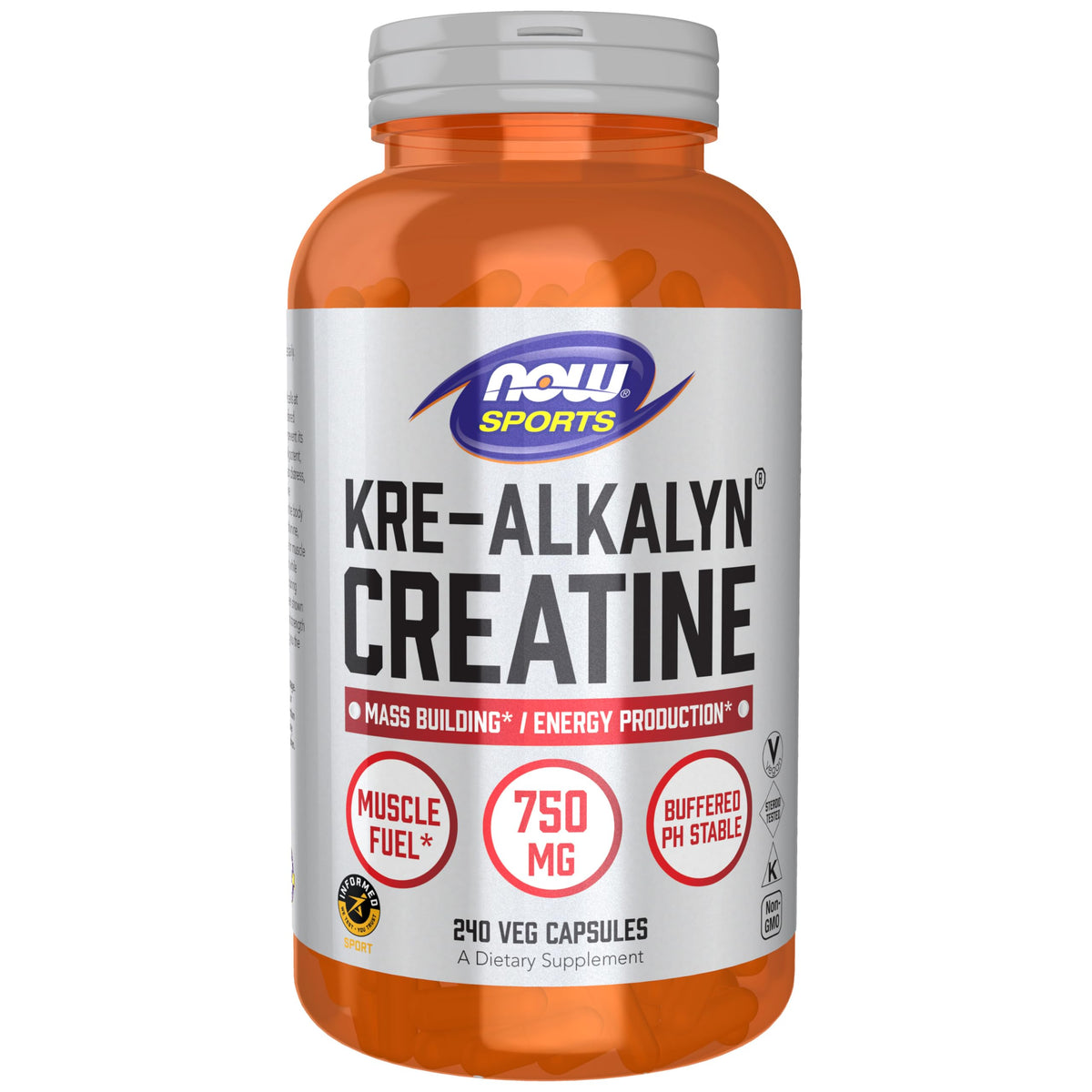 Buffered Creatine 750 mg 240 Caps O7062