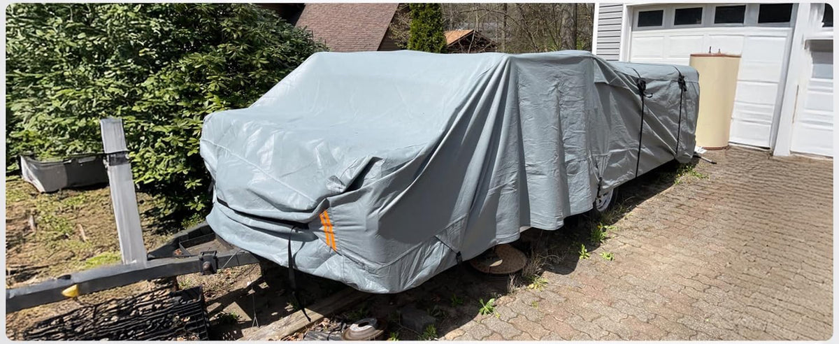 Waterproof Pop Up Camper Tent Trailer Cover 10'-12' J110
