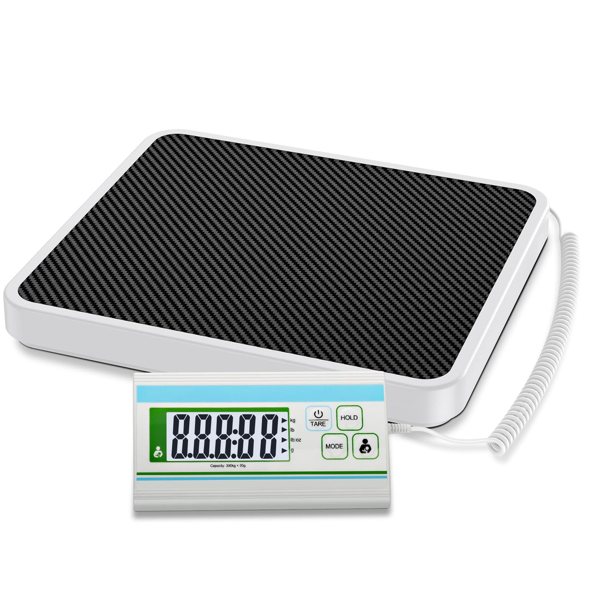 660 lb Digital Body Weight Scale with 13.4" x 11.8" Platform H78864