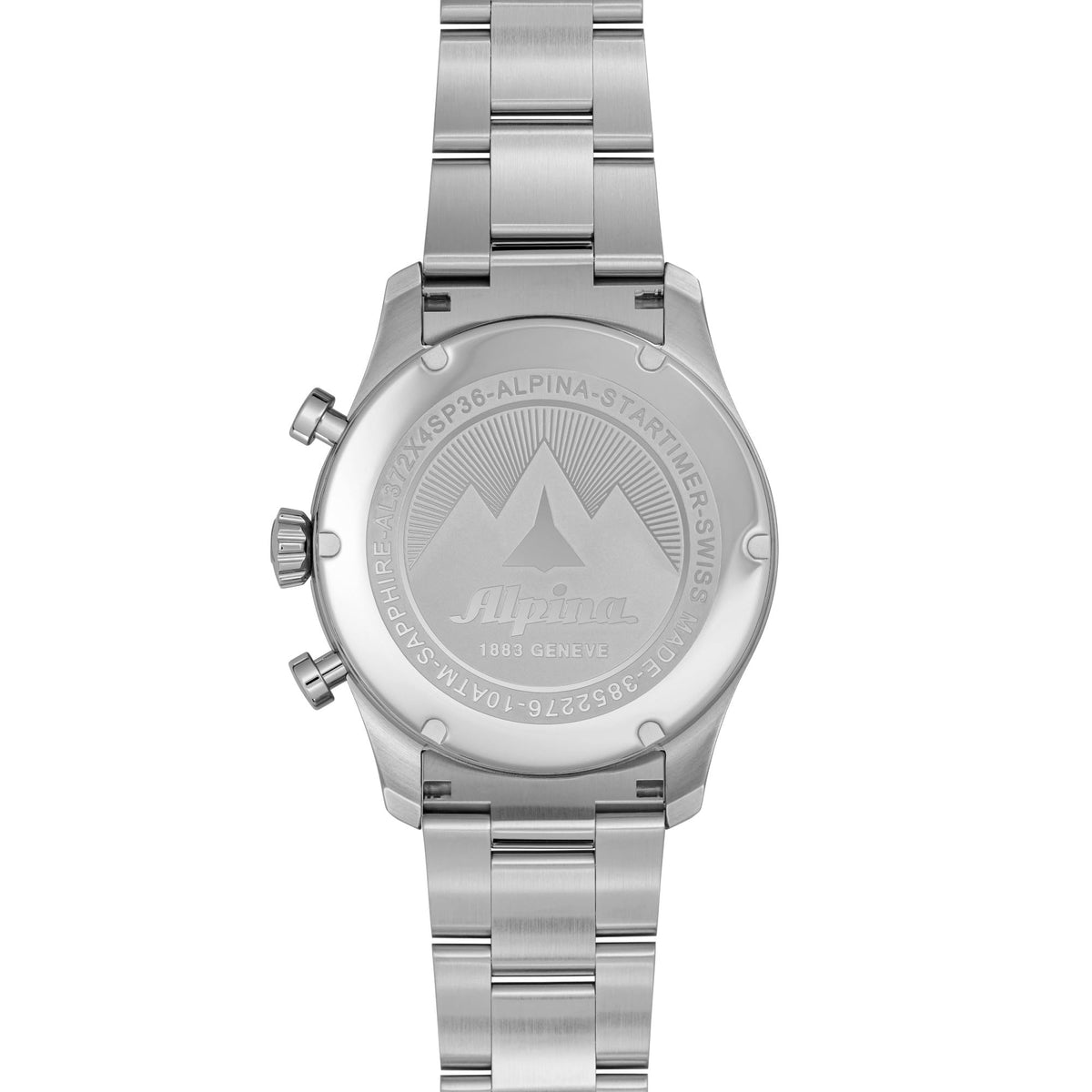 Men's Swiss Made Quartz Chronograph Watch, Stainless Steel, Sapphire Crystal, 41mm D3243