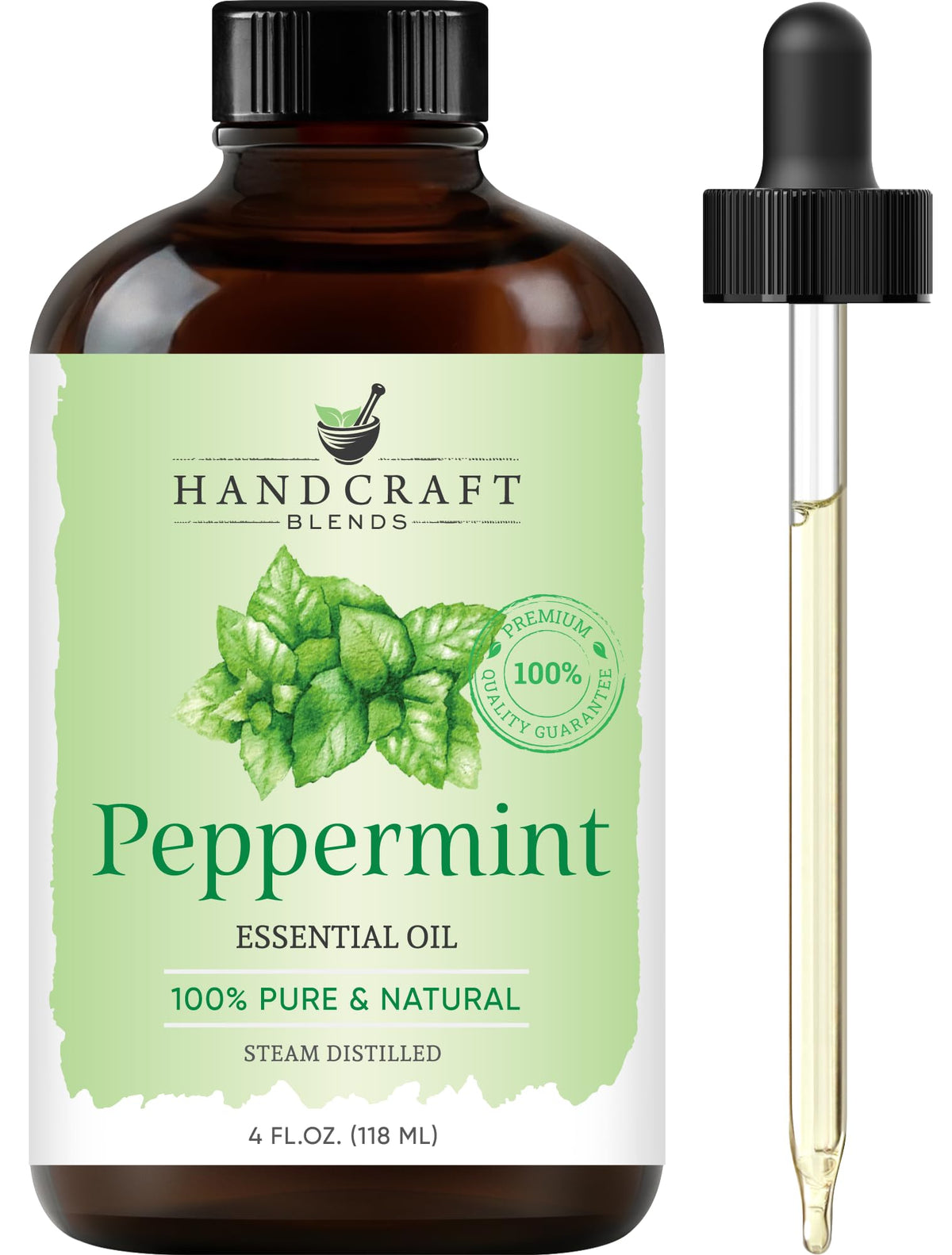 Peppermint Tea Tree Lavender Essential Oil Set 4 Fl. Oz K837212