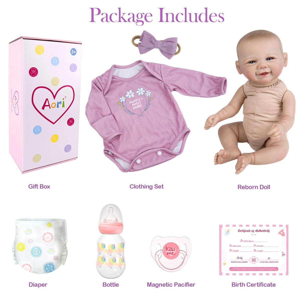 20 Inch Lifelike Baby Doll V427