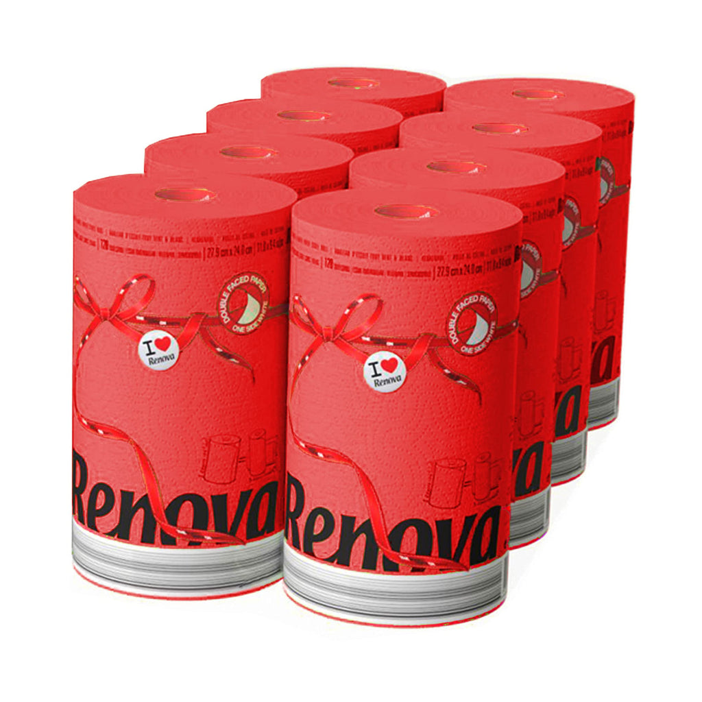 Jumbo Roll 2 Ply Paper Towel Set of 8 V73086
