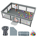 Foldable Baby Playpen with Mat Q979312