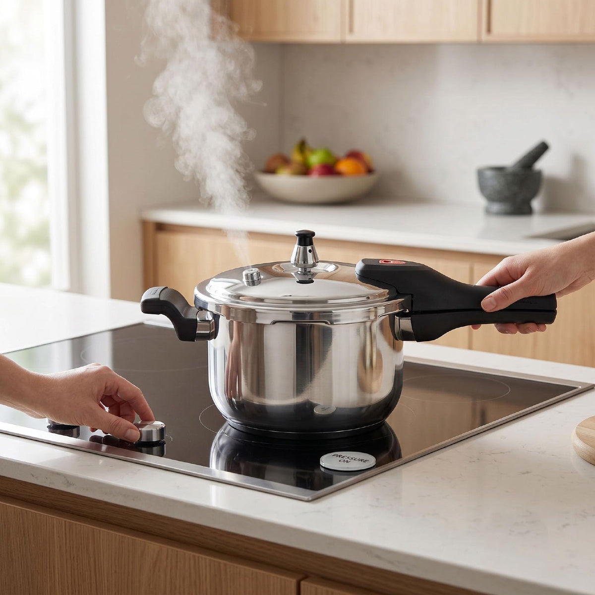 3L Stainless Steel Pressure Cooker C319656
