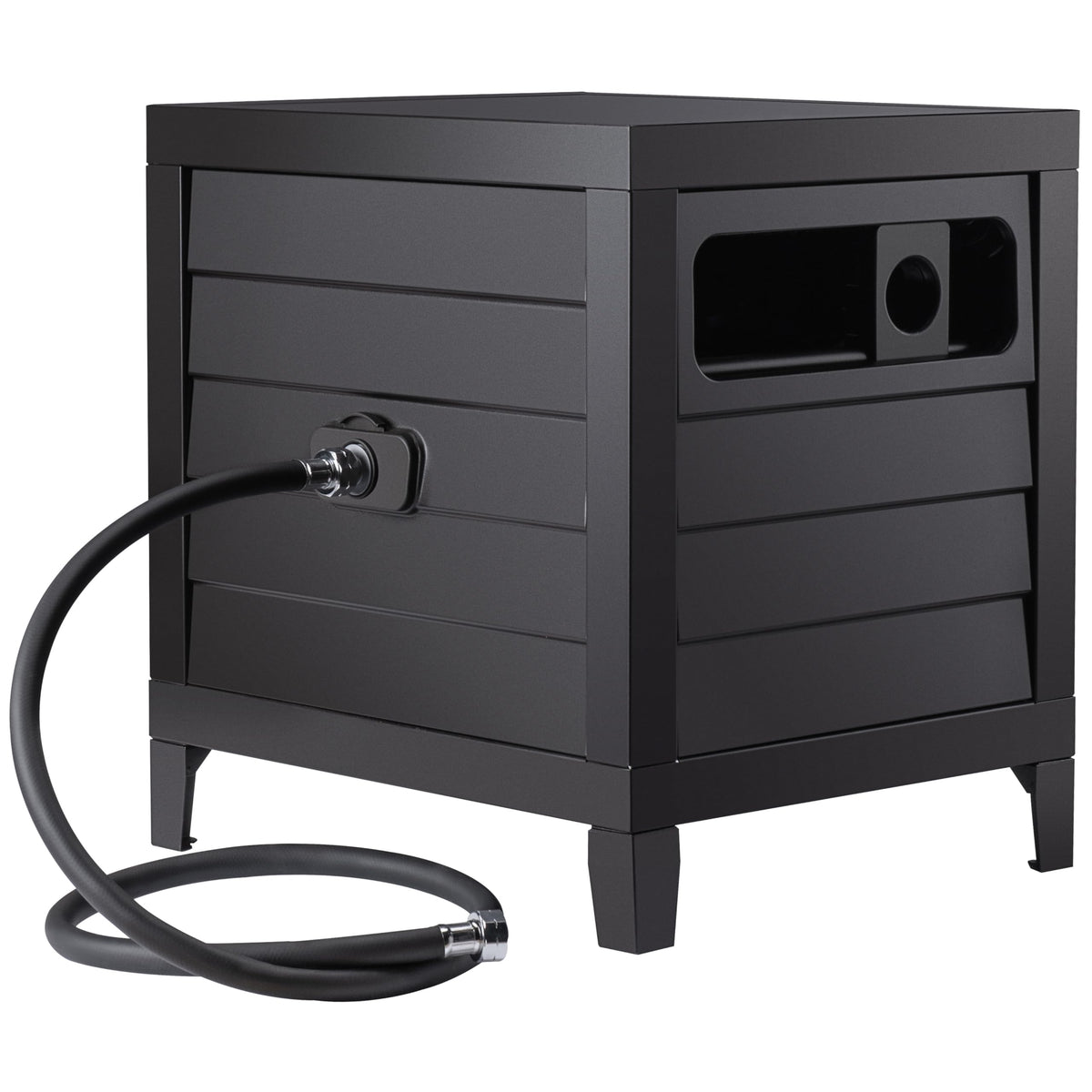 Metal Garden Hose Reel Deck Box, 150ft Capacity A6658