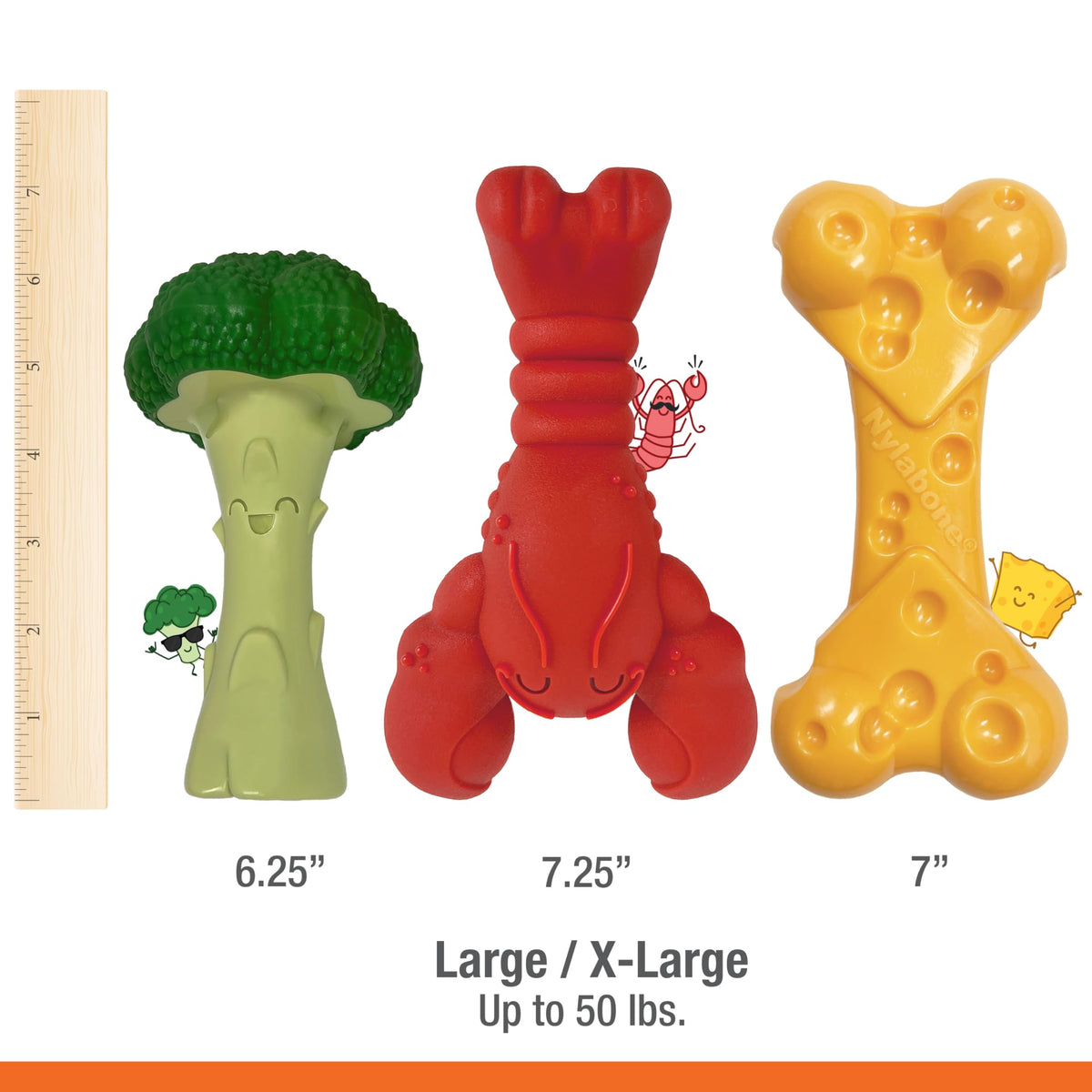 3 Pack Dog Chew Toys F442