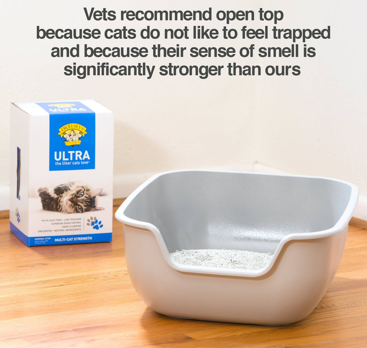 Large Non-Stick ABS Plastic Litter Box X4345