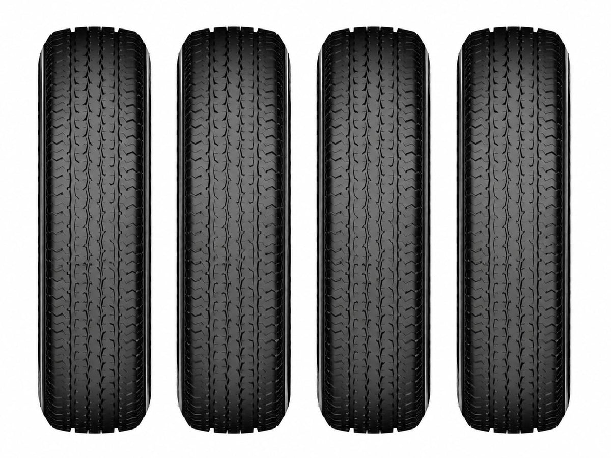 4 ST205/75R15 10PR Steel Belted Radial Trailer Tire K2239