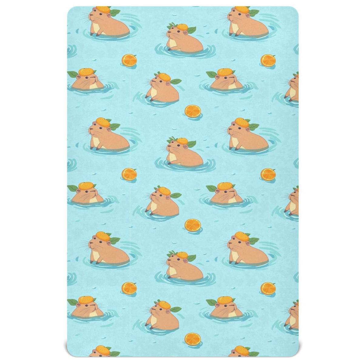 Soft Breathable Microfiber Crib Sheet, Fits Standard Size 28in x 52in G562502