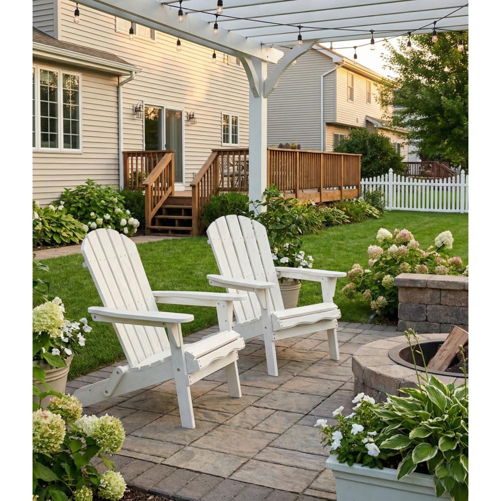 Folding Wooden Adirondack Chair D327748