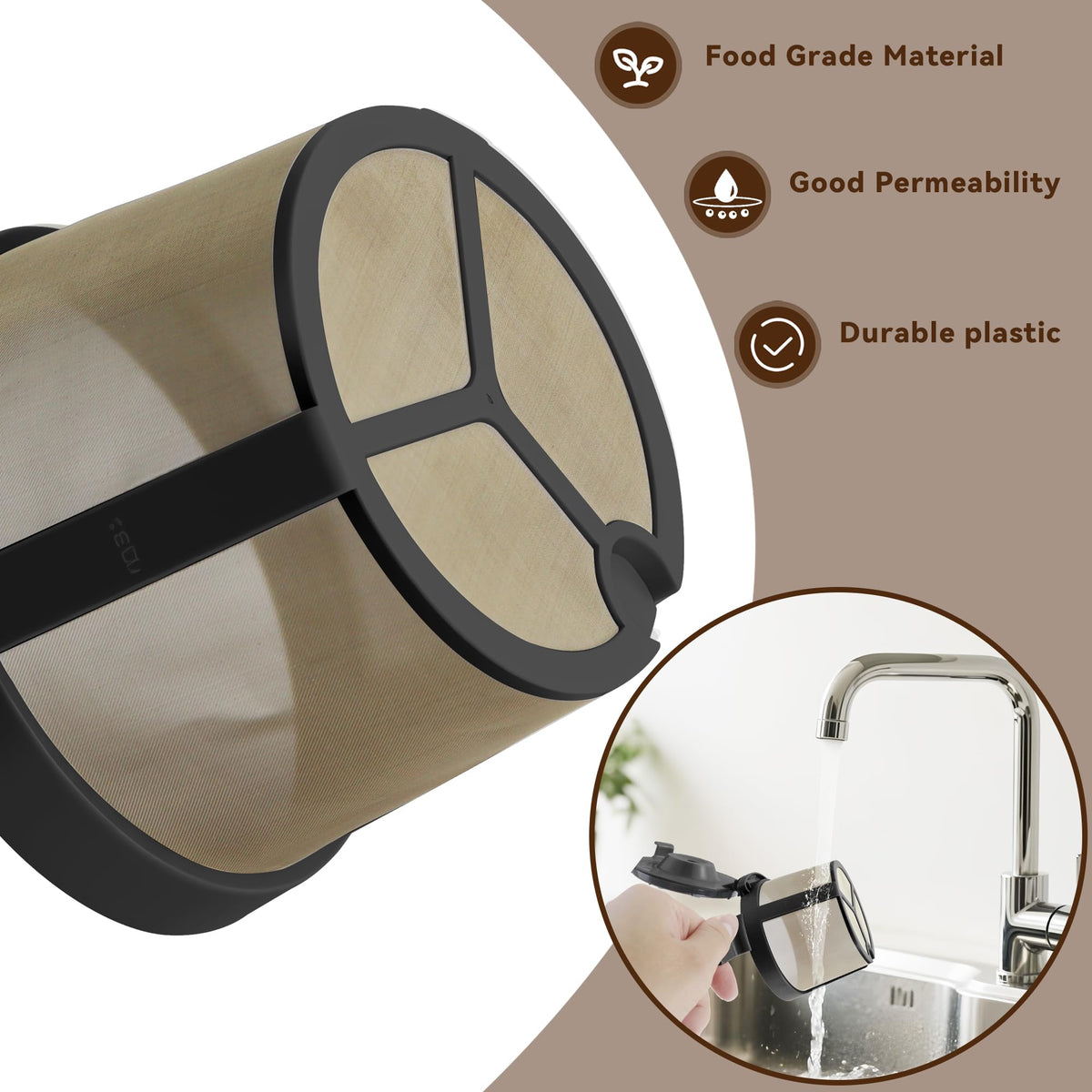 Basket Filters for Ninja Coffee Filter, 1 Pack V493145