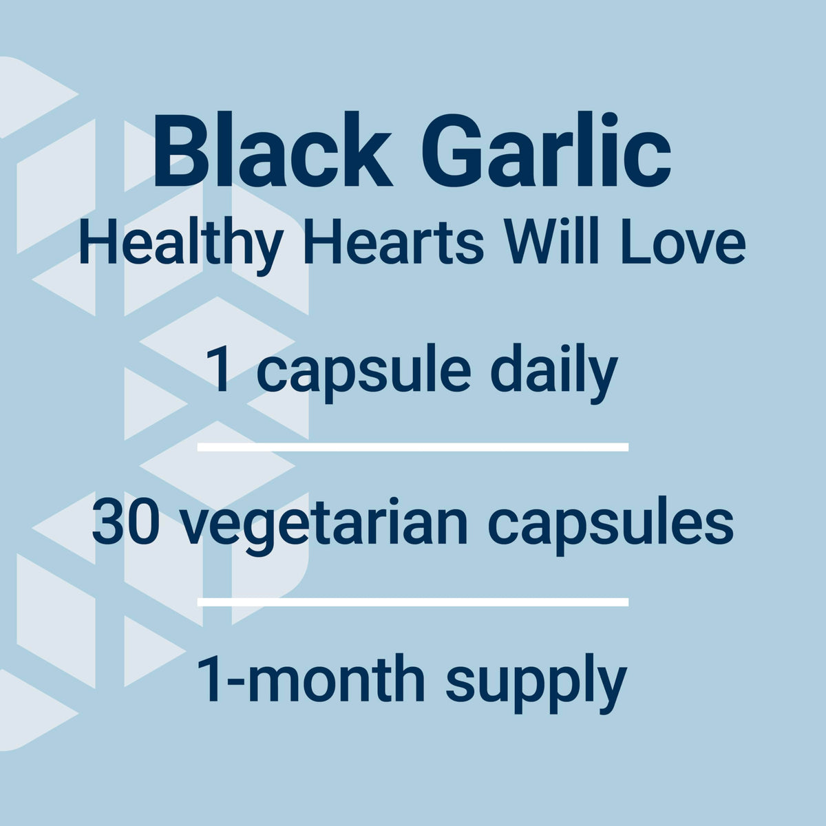Aged Black Garlic 30 Capsules S2098