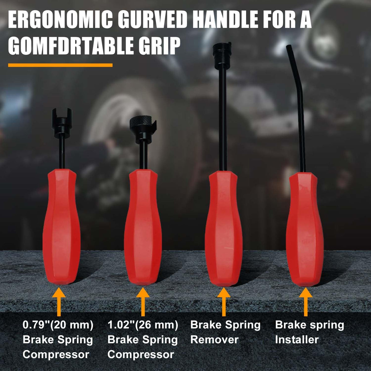 16 Pc Drum Brake Tool Kit Q8104